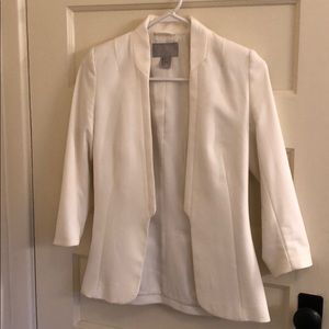 H&M white blazer